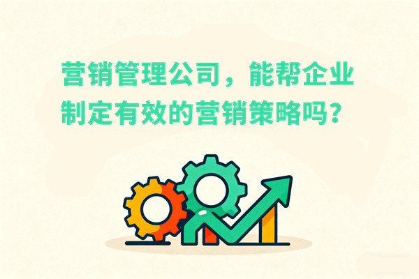 營銷管理公司，能幫企業(yè)制定有效的營銷策略嗎？