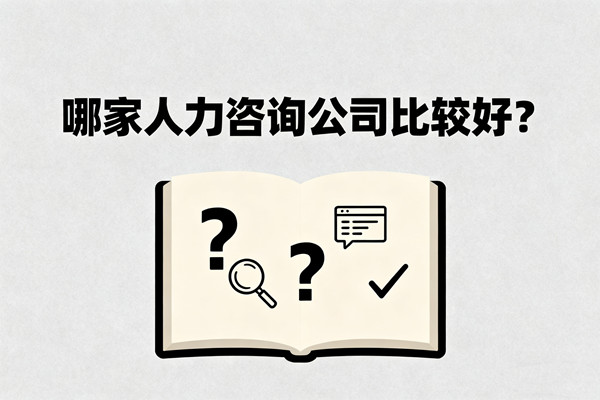 哪家人力咨詢公司比較好？