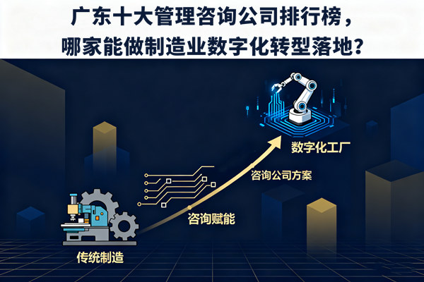 廣東十大管理咨詢公司排行榜，哪家能做制造業(yè)數(shù)字化轉(zhuǎn)型落地？