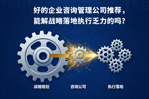 好的企業(yè)咨詢管理公司推薦，能解戰(zhàn)略落地執(zhí)行乏力的嗎？